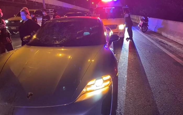 ลูกชาย วิระชัย ทรงเมตตา ซิ่งปอร์เช่ชน จยย.