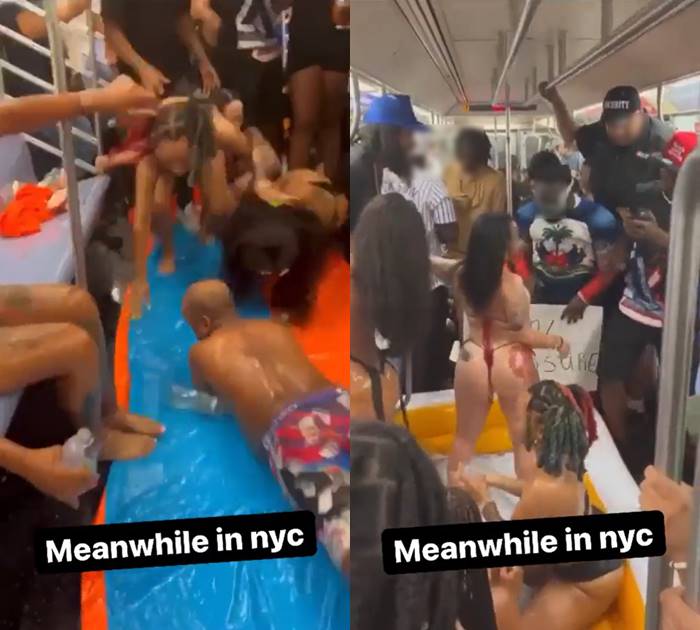 ปาร์ตี้ในขบวนรถไฟใต้ดิน