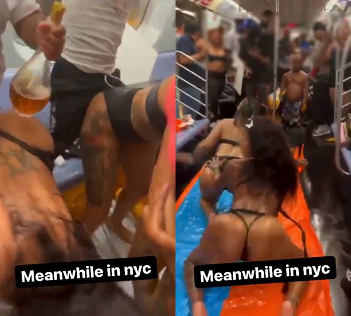 ปาร์ตี้ในขบวนรถไฟใต้ดิน