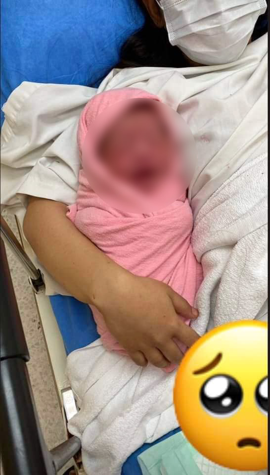 คลอดลูกบนรถ 