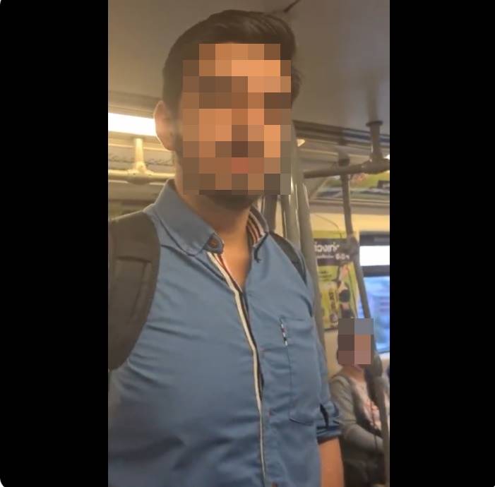 ลุงด่าฝรั่งขึ้น BTS ไม่ใส่แมสก์