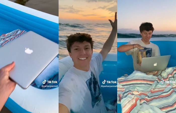 จุดจบสายคอนเทนต์ MacBook คว่ำลงทะเล 