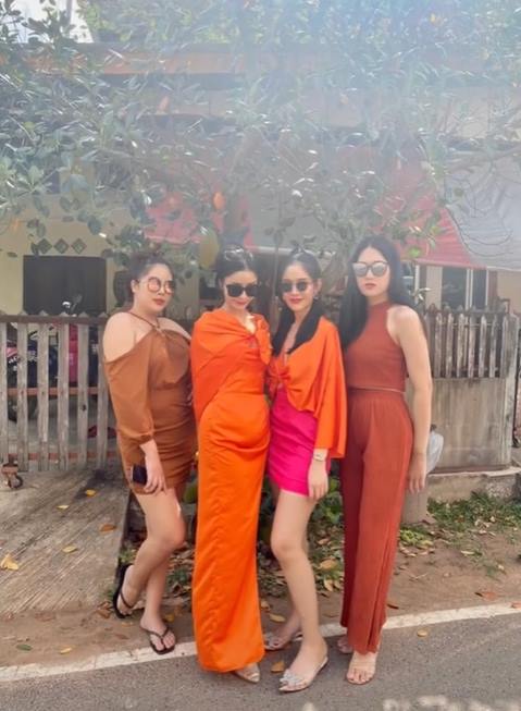 งานบวชธีมสีส้ม