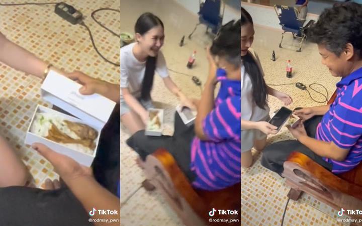 ลูกสาวซื้อไอโฟน เซอร์ไพรส์พ่อ 