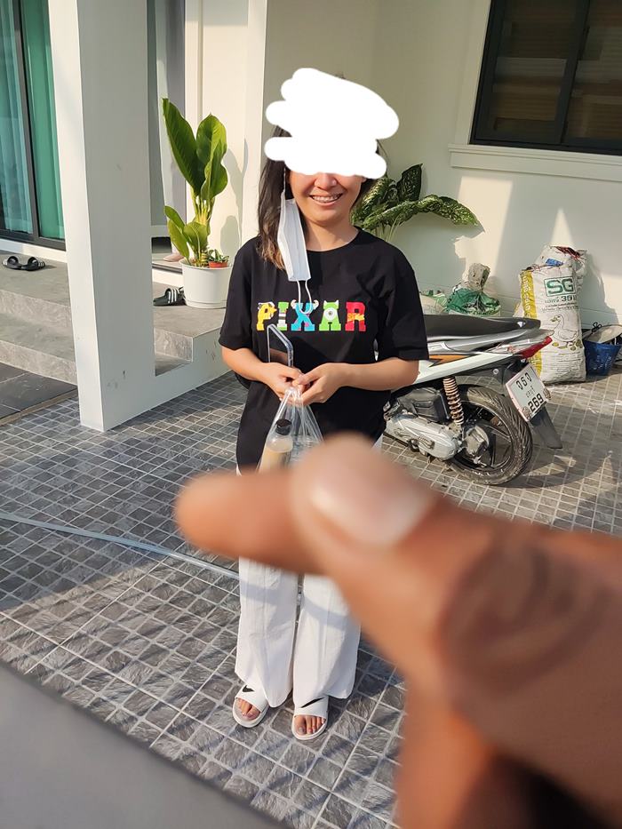 หนุ่มฝากไลน์แมน ง้อแฟนให้