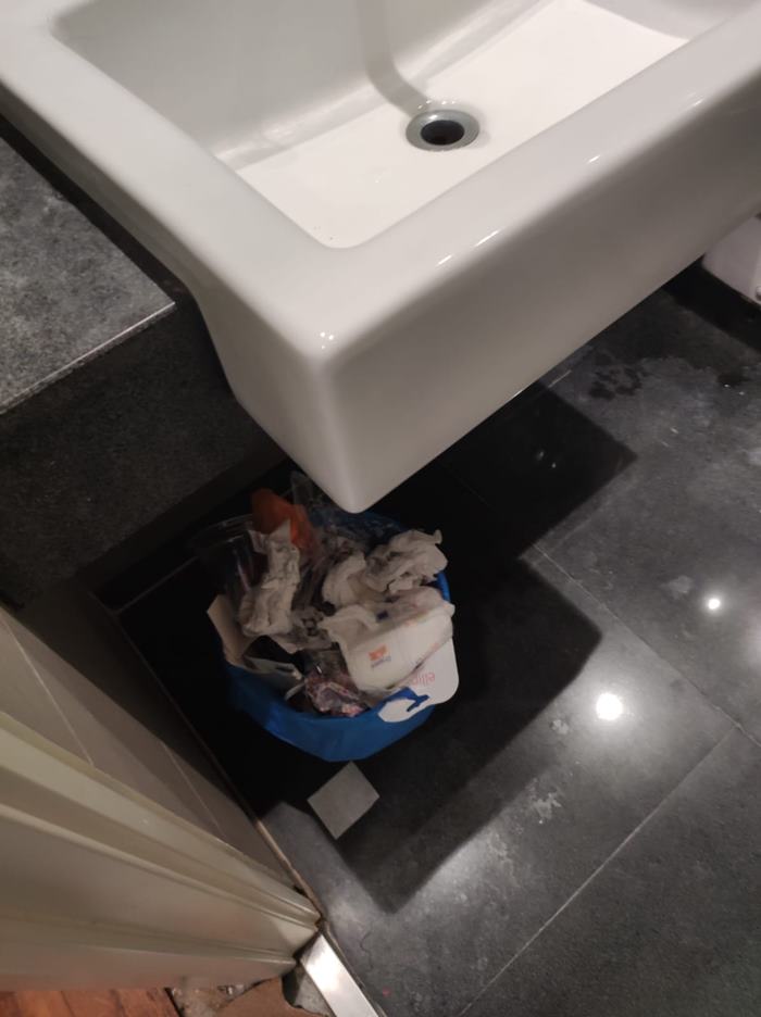 ห้องพักสกปกรก