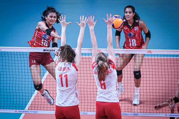 วอลเลย์บอลหญิง ไทย แพ้ โปแลนด์ 