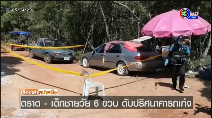 เด็ก 6 ขวบตายในรถ