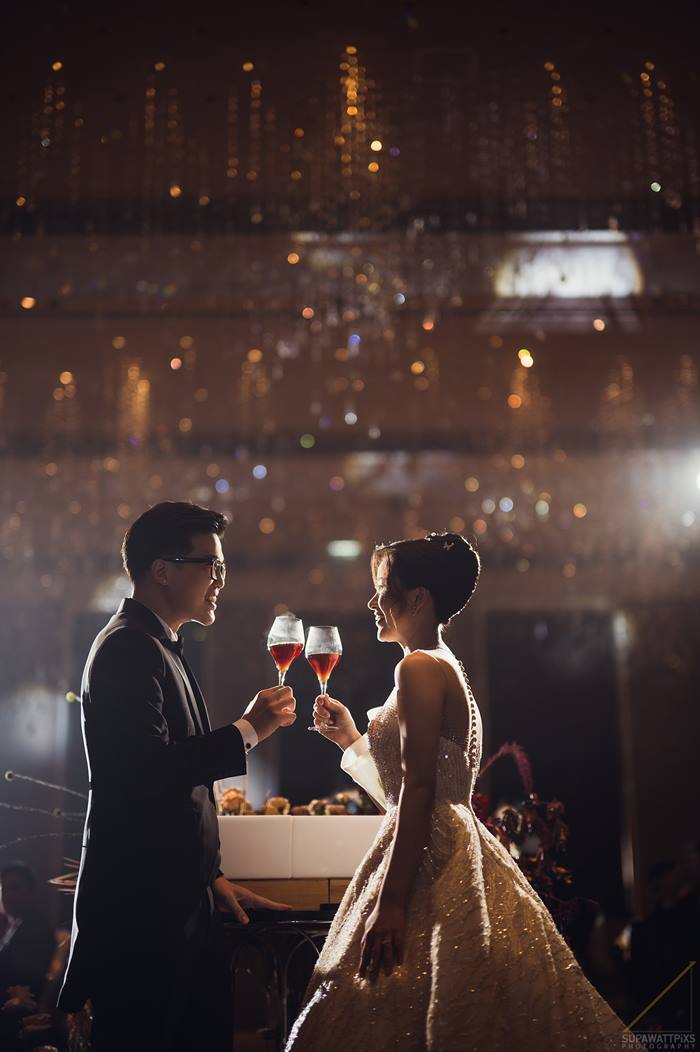 ดริปกาแฟในงานแต่งแทนตัดเค้ก