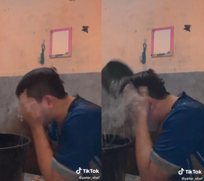 ไวรัล ลูก VS พ่อ ตอนอาบน้ำ