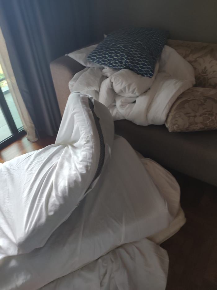 ห้องพักสกปกรก