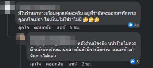 แมลงสาบในร้านบุฟเฟ่ต์ซูชิ 