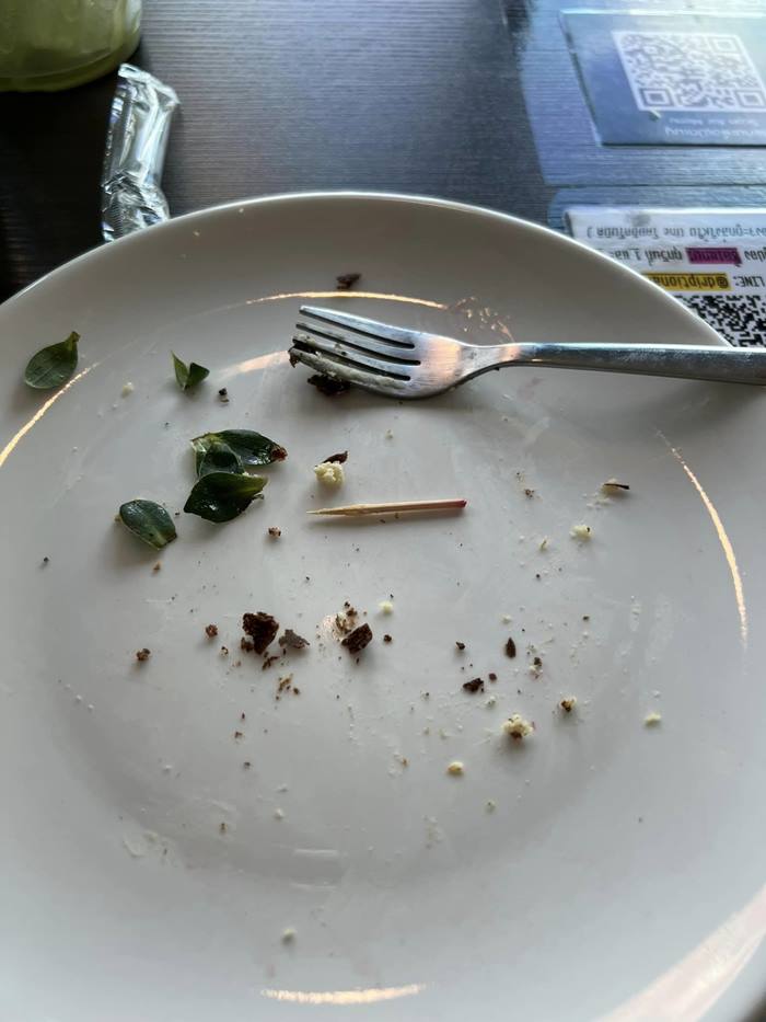 ไม้จิ้มฟันในเค้ก