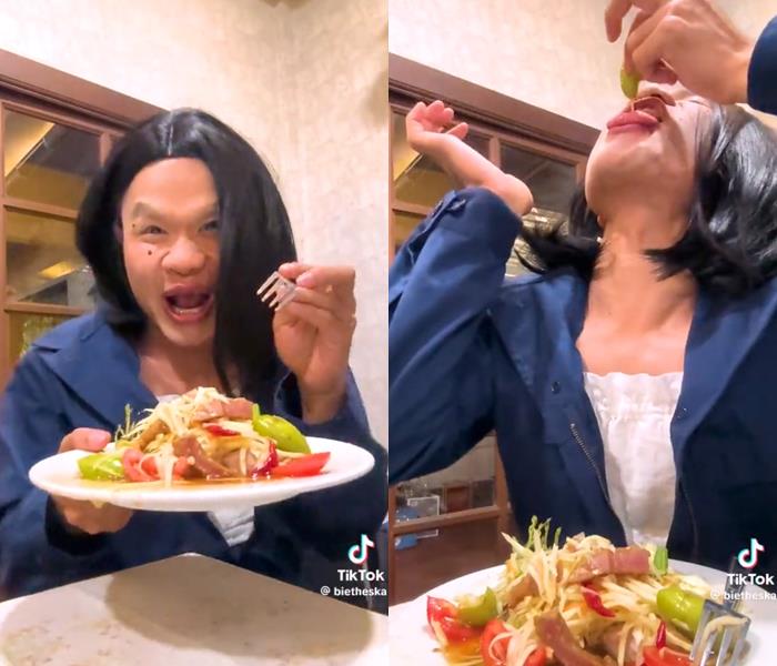 บี้ เดอะสกา ทำคอนเทนต์ล้อ น้องปิ่นปิ้น