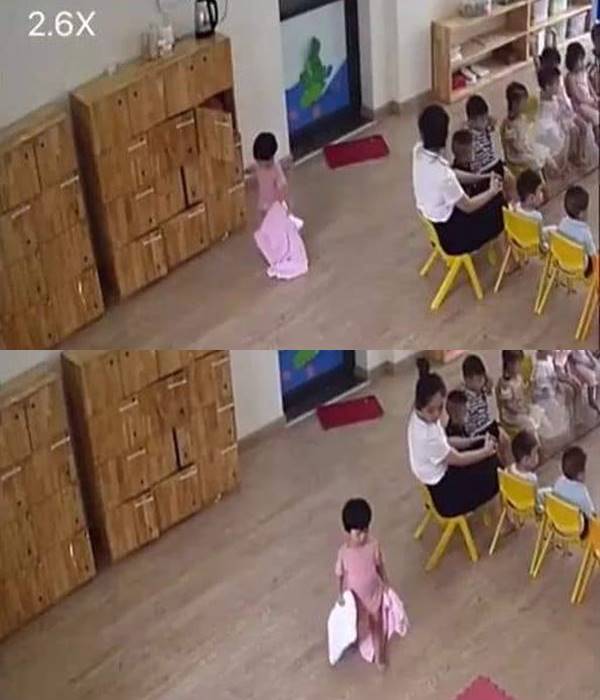 เด็กเตรียมอนุบาลง่วงนอน