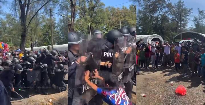 ดราม่างานวันเด็ก นราธิวาส ให้เด็กจำลองสลายม็อบ เตะตำรวจ