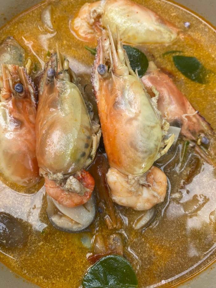 กุ้งตัวใหญ่ ต้มแล้วหดเหลือตัวนิดเดียว