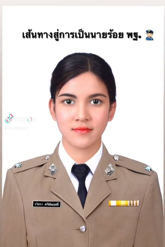 สาวรีวิวเส้นทาง นายร้อยหญิง วัย 23 ปี