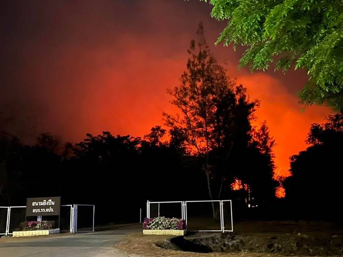 ไฟไหม้นครนายก