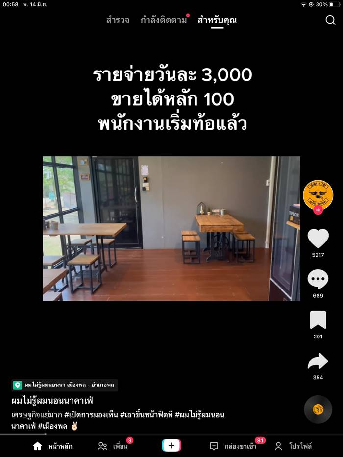 พ่อค้าแม่ค้าบ่นขายของไม่ดี