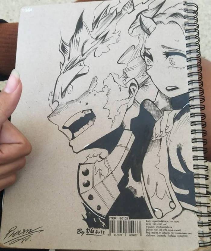 เด็ก ม.3 วาดการ์ตูนเก่ง