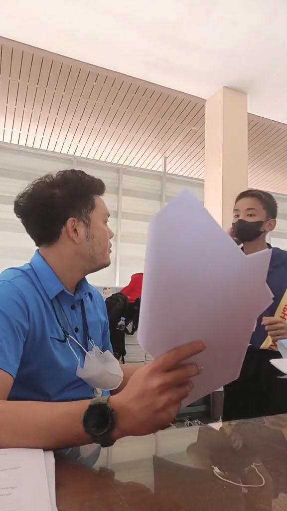 ลายมือนักเรียน