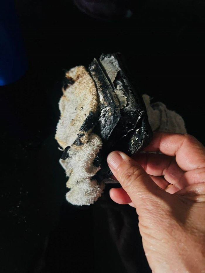 พาวเวอร์แบงค์ระเบิด