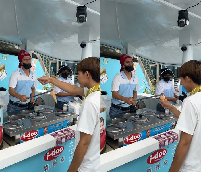 คนไทยรีวิวซื้อไอศกรีมตุรกี 