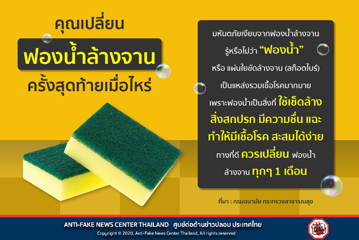 ฟองน้ำล้างจาน