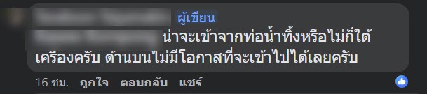 งูเข้าเครื่องซักผ้า