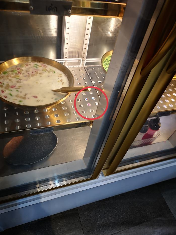 ร้านบุฟเฟต์ ใช้เจลปรับอากาศ ในตู้แช่