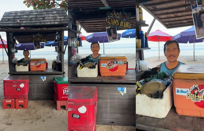 ป้ายคนขายน้ำ