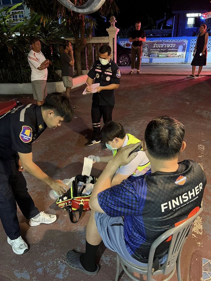 พ่อตาเจมส์จิ รถชน