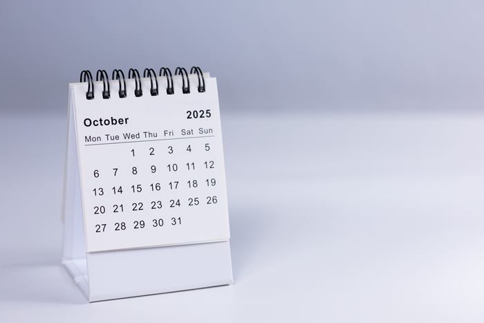 วันหยุดเดือนตุลาคม