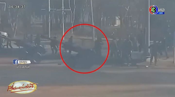 ปืนใหญ่ระเบิด ขณะยิงสลุต ทหารบาดเจ็บ 2