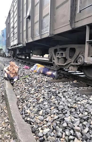 รถไฟทับขาขาด 