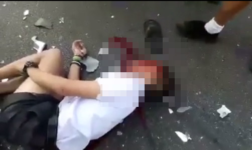 รถชน หน้าโรงเรียนชิโนรส