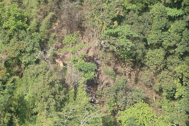 เครื่องบินกองทัพตก