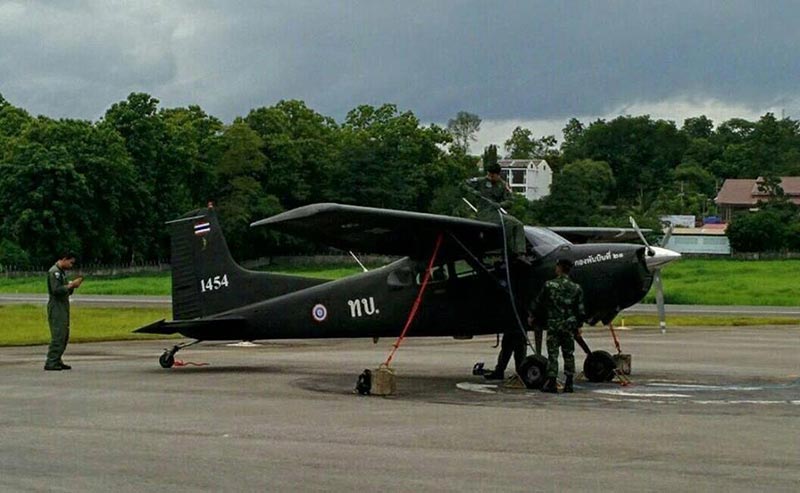 เครื่องบินกองทัพตก