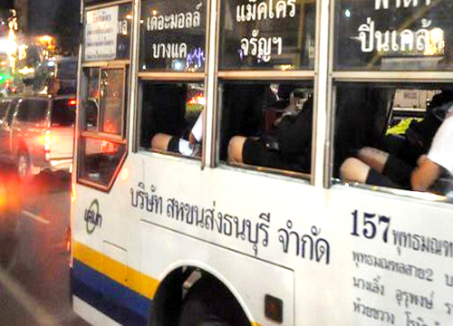 รถเมล์สาย 157 ทับคน