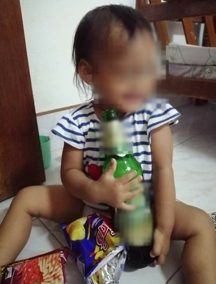 ให้ลูกดื่มเบียร์