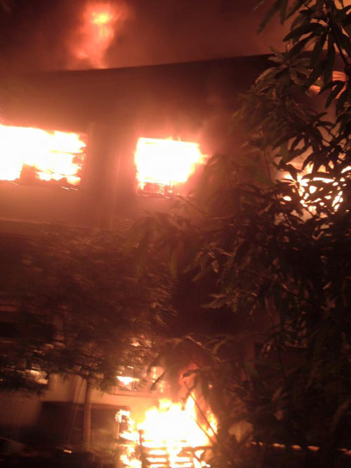 ไฟไหม้โกดังนาโกย่า