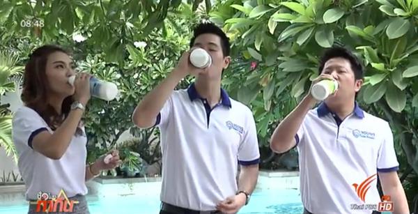 เทรนด์ใหม่ ชวนคนไทยท้าดื่มนม แทน Ice Bucket Challenge