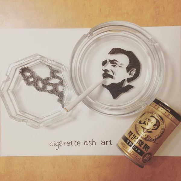ศิลปะจากขี้บุหรี่
