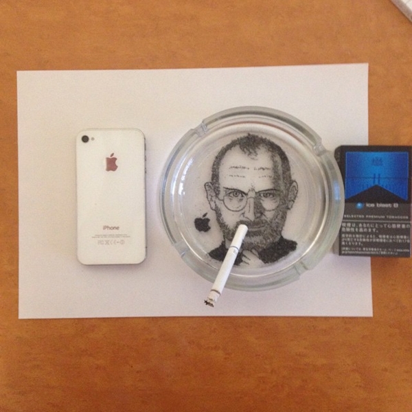 ศิลปะจากขี้บุหรี่