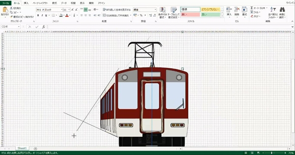 หนุ่มญี่ปุ่นหัวใสใช้โปรแกรม EXCEL วาดรูป ออกมาเป๊ะปังสุด !