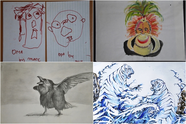 ภาพวาดตั้งแต่เด็กจนถึงปัจจุบัน