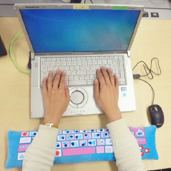 หมอนรองข้อมือ สำหรับคีย์บอร์ด