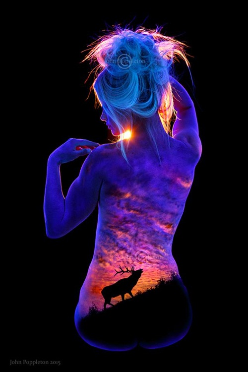 บอดี้เพ้นท์เรืองแสง