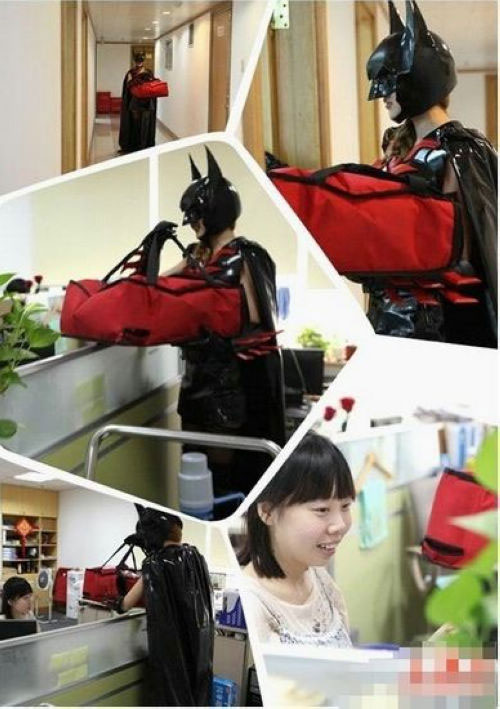 เริ่ดป่ะล่ะ! แคทวูแมนจีน ขับ BMW ส่งพิซซ่าทั่วเซี่ยงไฮ้